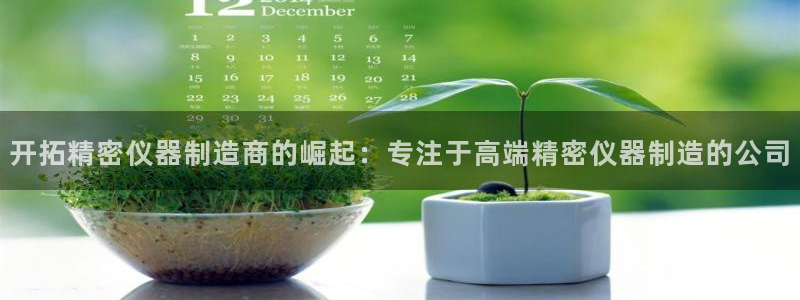 天宏娱乐董事长简介：开拓精密仪器制造商的崛起：专注于高端精密