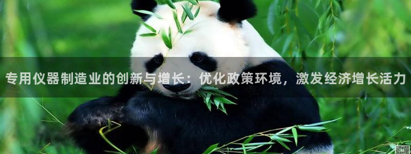 天宏娱乐指尖会：专用仪器制造业的创新与增长：优化政策环境，激